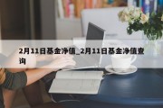 2月11日基金净值_2月11日基金净值查询