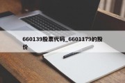 660139股票代码_6601179的股价