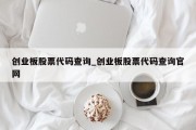 创业板股票代码查询_创业板股票代码查询官网