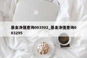 基金净值查询003502_基金净值查询003295