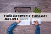 中欧新趋势混合X基金净值_中欧新趋势混合x基金净值多少