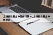 上证指数基金净值排行第一_上证指数基金净值查询