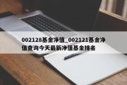 002128基金净值_002121基金净值查询今天最新净值基金排名