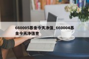 660005基金今天净值_660004基金今天净值查