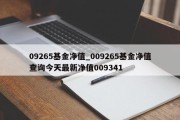 09265基金净值_009265基金净值查询今天最新净值009341