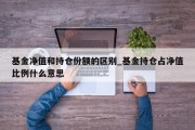 基金净值和持仓份额的区别_基金持仓占净值比例什么意思