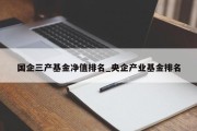 国企三产基金净值排名_央企产业基金排名