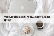 中国人民银行汇率表_中国人民银行汇率表5月28日