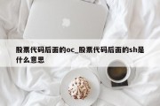 股票代码后面的oc_股票代码后面的sh是什么意思