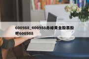 600988_600988赤峰黄金股票股吧600988