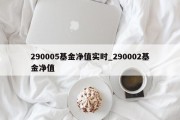 290005基金净值实时_290002基金净值