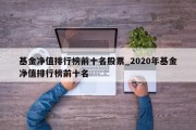 基金净值排行榜前十名股票_2020年基金净值排行榜前十名