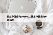 基金净值查询006002_基金净值查询006529