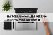 基金净值查询000001_基金净值查询000574今日净值最新行情走势图