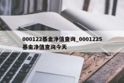 000122基金净值查询_0001225基金净值查询今天