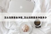 怎么估算基金净值_怎么估算基金净值多少