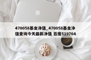 470058基金净值_470058基金净值查询今天最新净值 百度519704