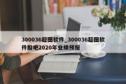 300036超图软件_300036超图软件股吧2020年业绩预报