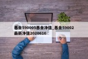 基金590005基金净值_基金59002最新净值2020616