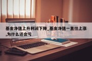 基金净值上升利润下降_基金净值一直往上涨,为什么还会亏