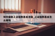 如何编制上证指数基金净值_上证指数基金怎么赚钱