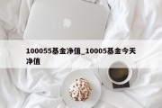 100055基金净值_10005基金今天净值