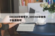 600360华微电子_600360华微电子股票股吧