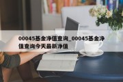 00045基金净值查询_00045基金净值查询今天最新净值