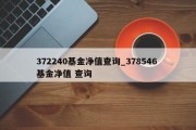 372240基金净值查询_378546 基金净值 查询