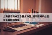 上海鹏华新兴混合基金净值_鹏华新兴产业混合基金经理是谁