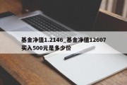 基金净值1.2146_基金净值12607买入500元是多少价