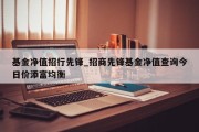 基金净值招行先锋_招商先锋基金净值查询今日价添富均衡