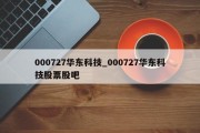 000727华东科技_000727华东科技股票股吧