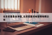 北京宏量基金净值_北京宏量资本管理有限公司