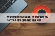 基金净值查询000818_基金净值查询000574今日净值最新行情走势图