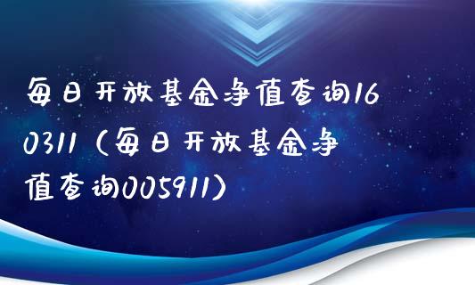 每天基金净值什么时间查(每天基金净值什么时间查最好)