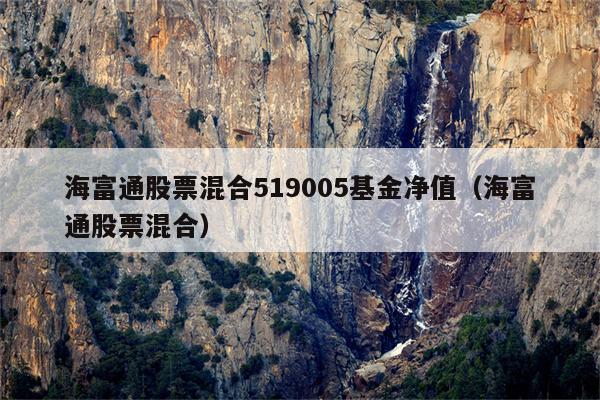 最新基金净值查询海富通(海富通股票基金今天净值)